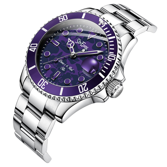 ST.EAZY DRMZ TYPE 1 WATCH IN PURPLE