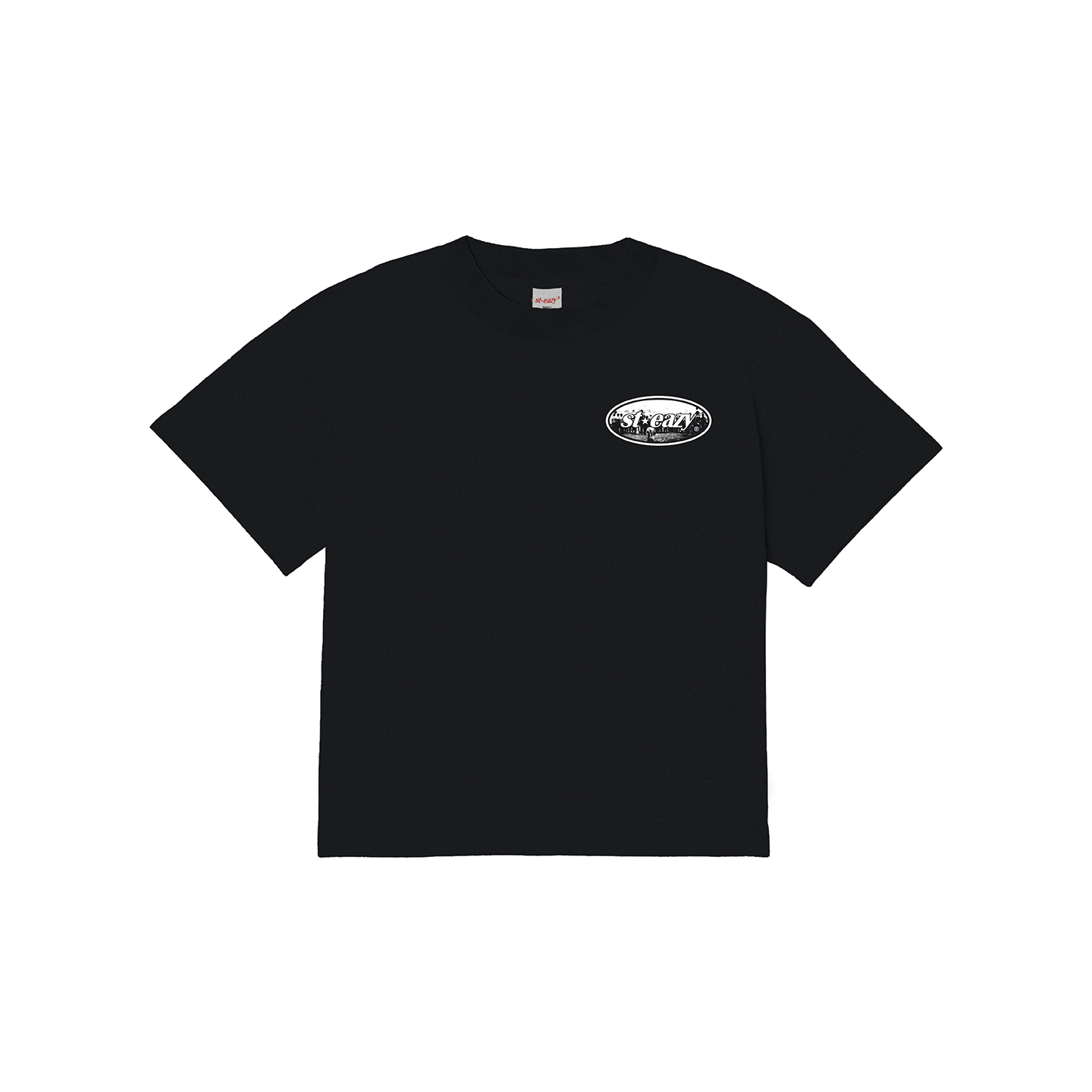 ST.EAZY FTSFTS T-SHIRT IN BLACK