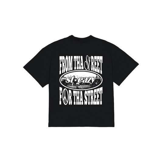 ST.EAZY FTSFTS T-SHIRT IN BLACK