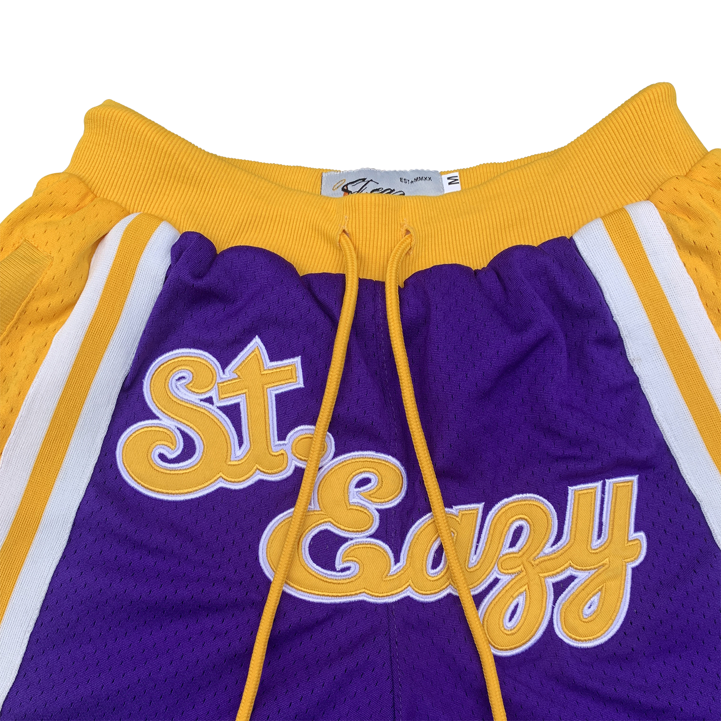 ST.EAZY PURPLE & GOLD SHORTS