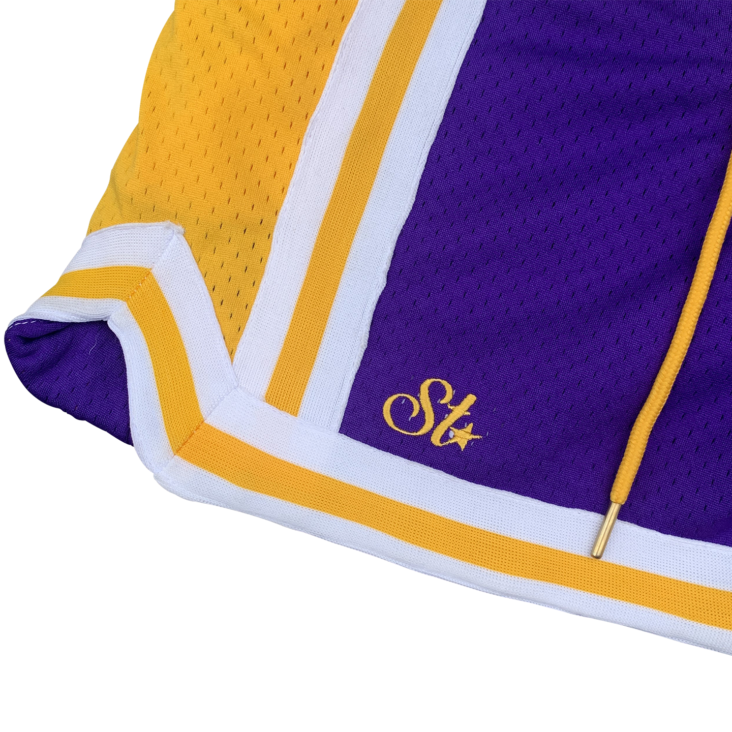 ST.EAZY PURPLE & GOLD SHORTS