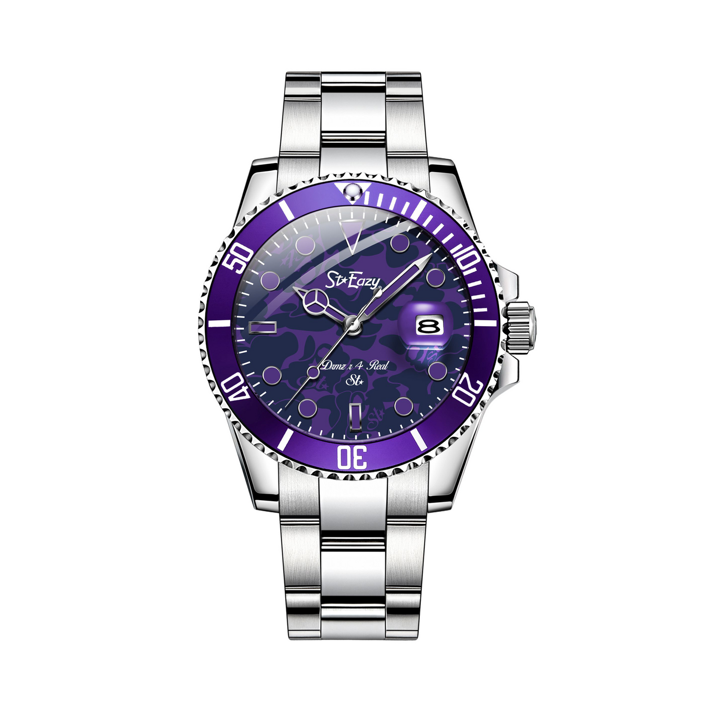 ST.EAZY DRMZ TYPE 1 WATCH IN PURPLE