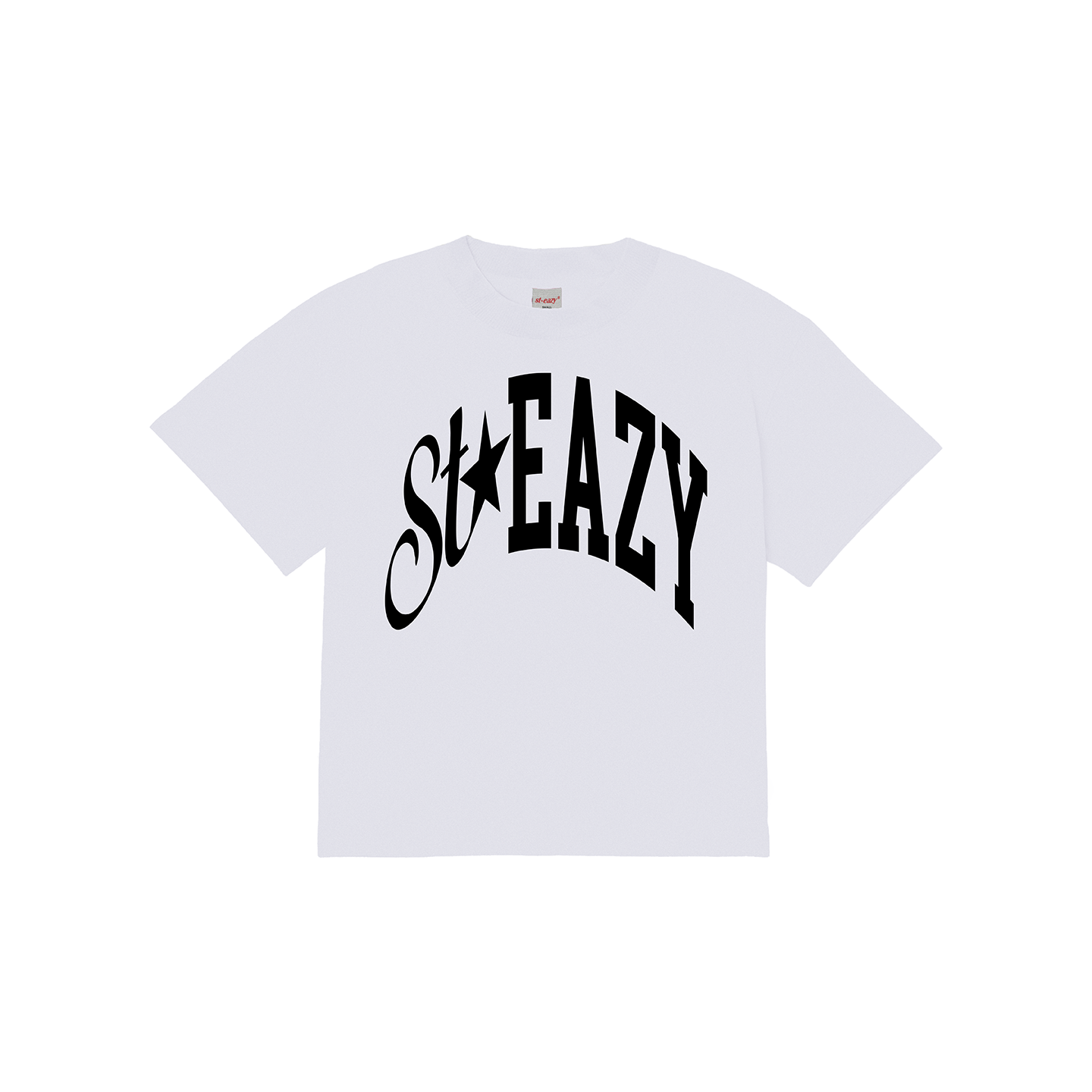 ST.EAZY ARC T-SHIRT IN WHITE