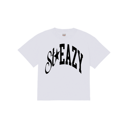 ST.EAZY ARC T-SHIRT IN WHITE