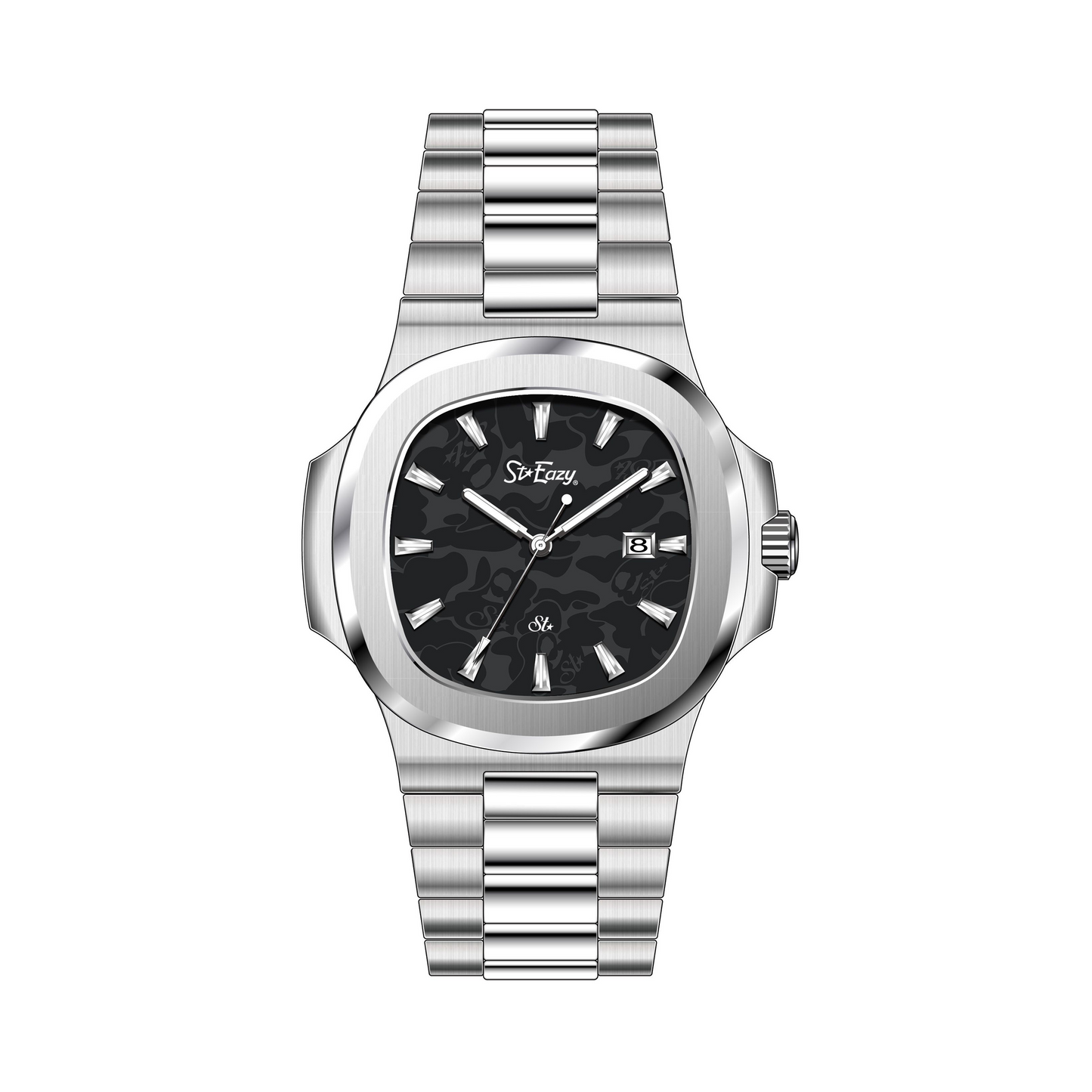 ST.EAZY DRMZ TYPE 2 WATCH IN BLACK